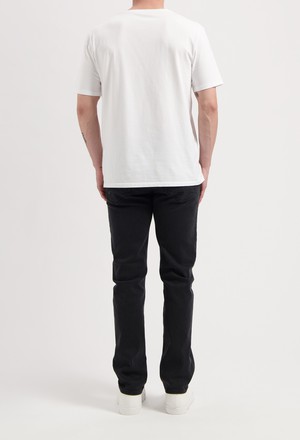Bryce Mid Straight - Stone Black from Mud Jeans