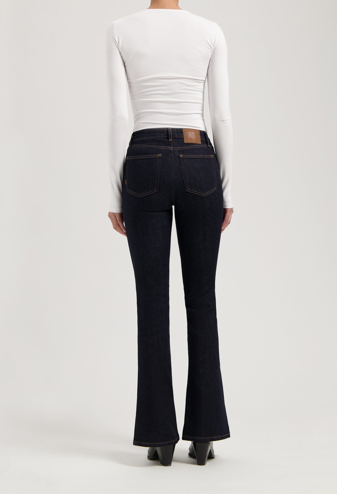 Isy High Flared - Strong Blue from Mud Jeans