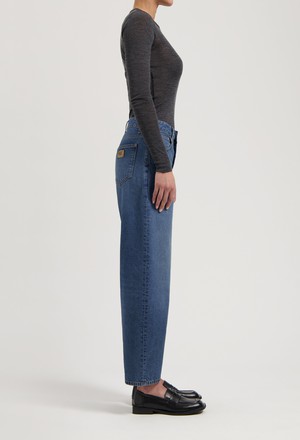 Brooke High Barrel - Rustic Blue from Mud Jeans