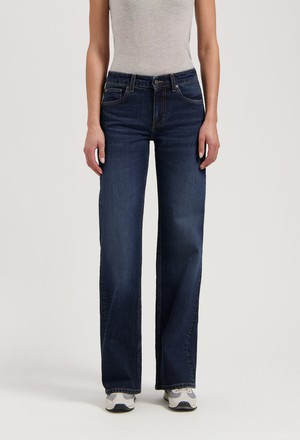 Cleo Mid Loose - Rustic Blue from Mud Jeans