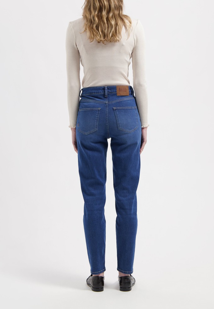 Mams High Tapered - Stone Indigo from Mud Jeans