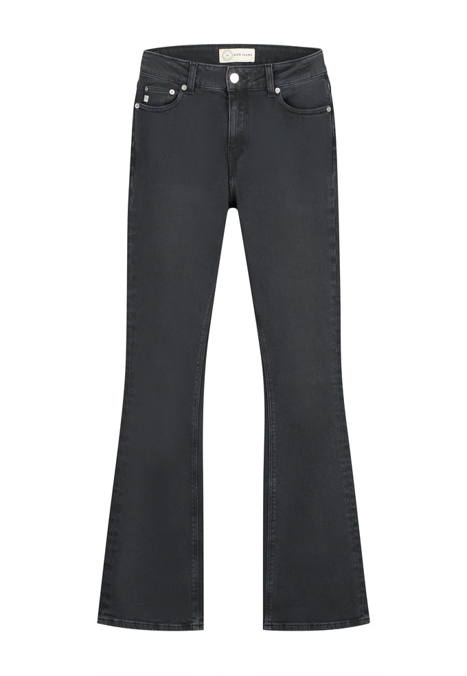 Flared Hazen - Stone Black from Mud Jeans