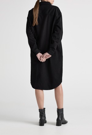 Ella Denim Dress - BlackDip from Mud Jeans