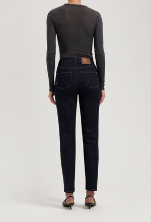 Mams High Tapered - Strong Blue from Mud Jeans