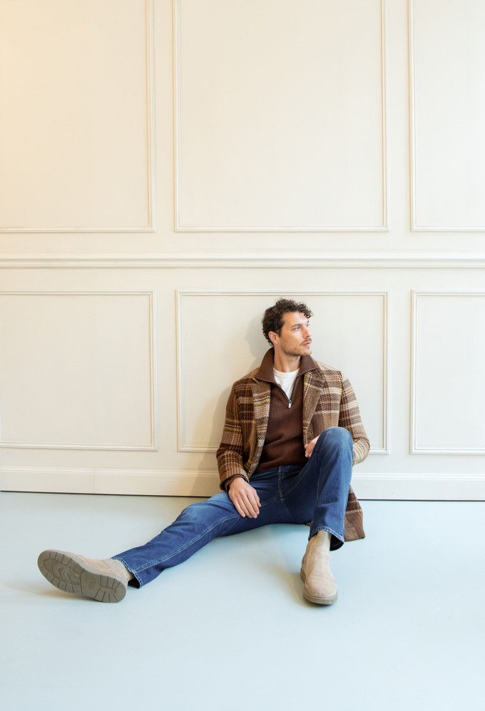 Dunn Low Tapered - Pure Blue from Mud Jeans