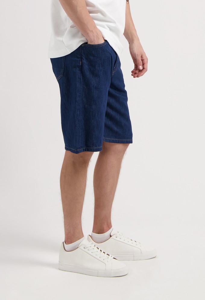 James Denim Short - Stone Indigo from Mud Jeans
