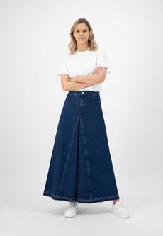 Maksi Skirt - Stone Indigo van Mud Jeans