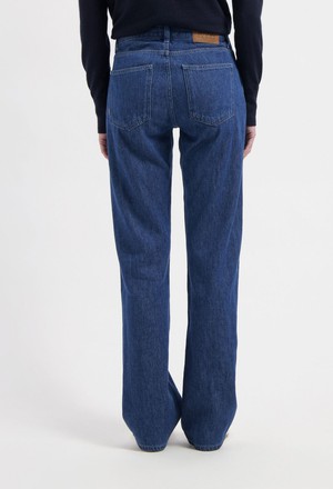 Jamie Mid Loose Flow - Stone Indigo from Mud Jeans