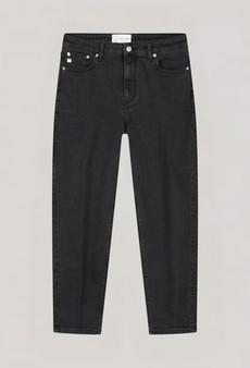 Mams Stretch Tapered - Stone Black via Mud Jeans