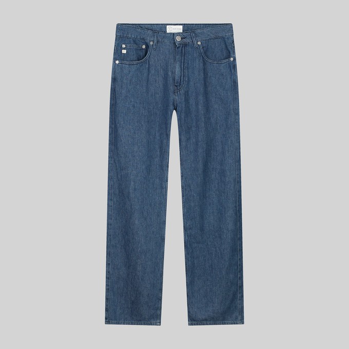 Loose Jamie Flow  -  Stone Indigo from Mud Jeans