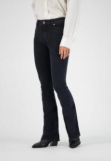 Flared Hazen - Stone Black via Mud Jeans