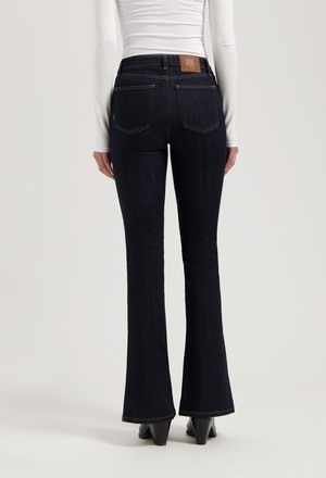 Isy High Flared - Strong Blue from Mud Jeans
