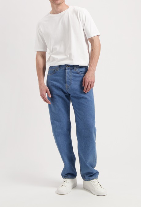 Alex Mid Loose - Light Stone from Mud Jeans