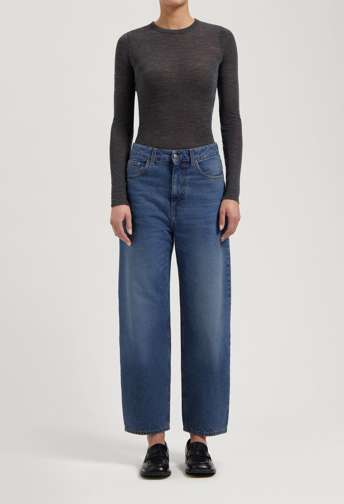 Brooke High Barrel - Rustic Blue from Mud Jeans