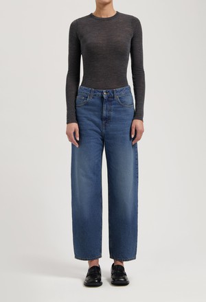Brooke High Barrel - Rustic Blue from Mud Jeans