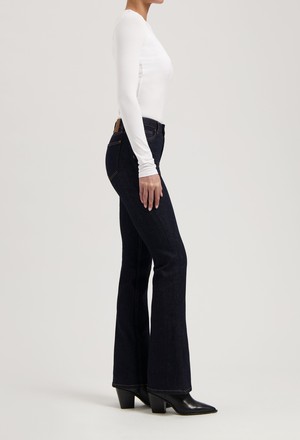 Isy High Flared - Strong Blue from Mud Jeans