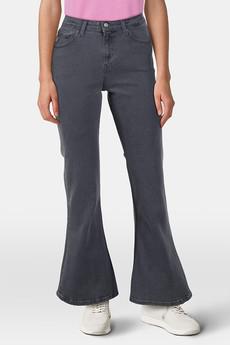 Isy Flared - O3 Grey via Mud Jeans