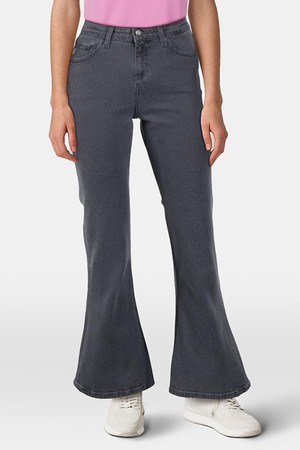 Isy Flared - O3 Grey from Mud Jeans