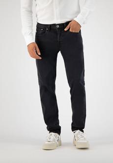 Regular Dunn Stretch - Stone Black via Mud Jeans