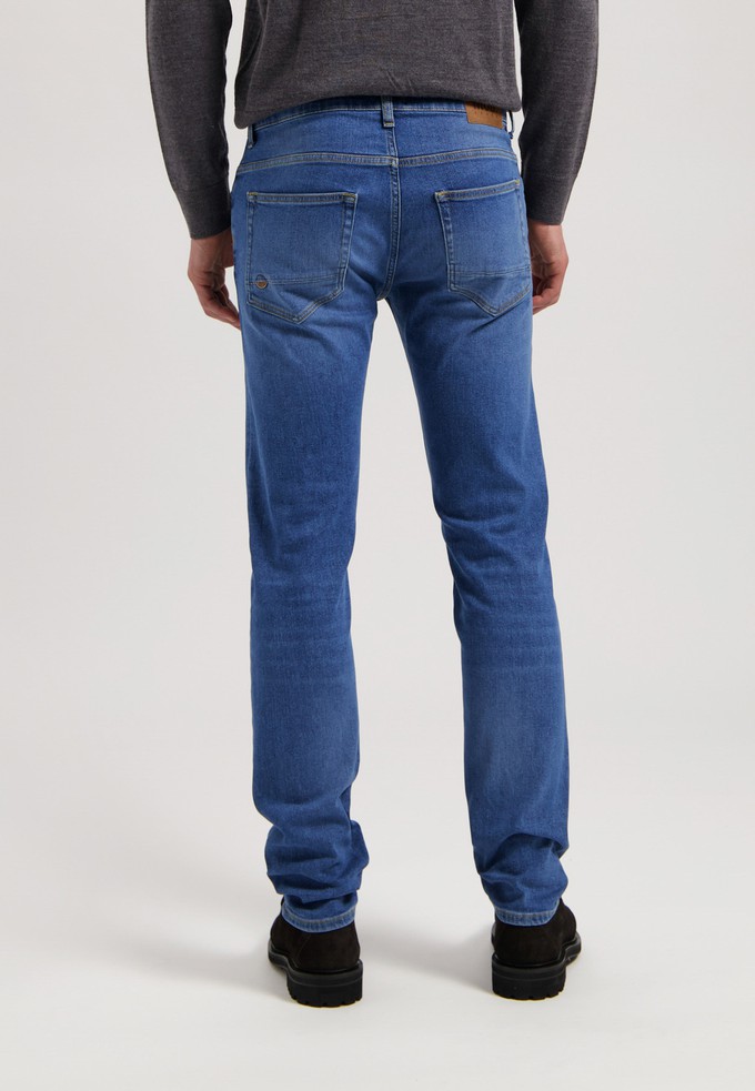 Dunn Low Tapered - Pure Blue from Mud Jeans