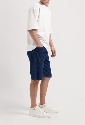 James Denim Short - Stone Indigo from Mud Jeans