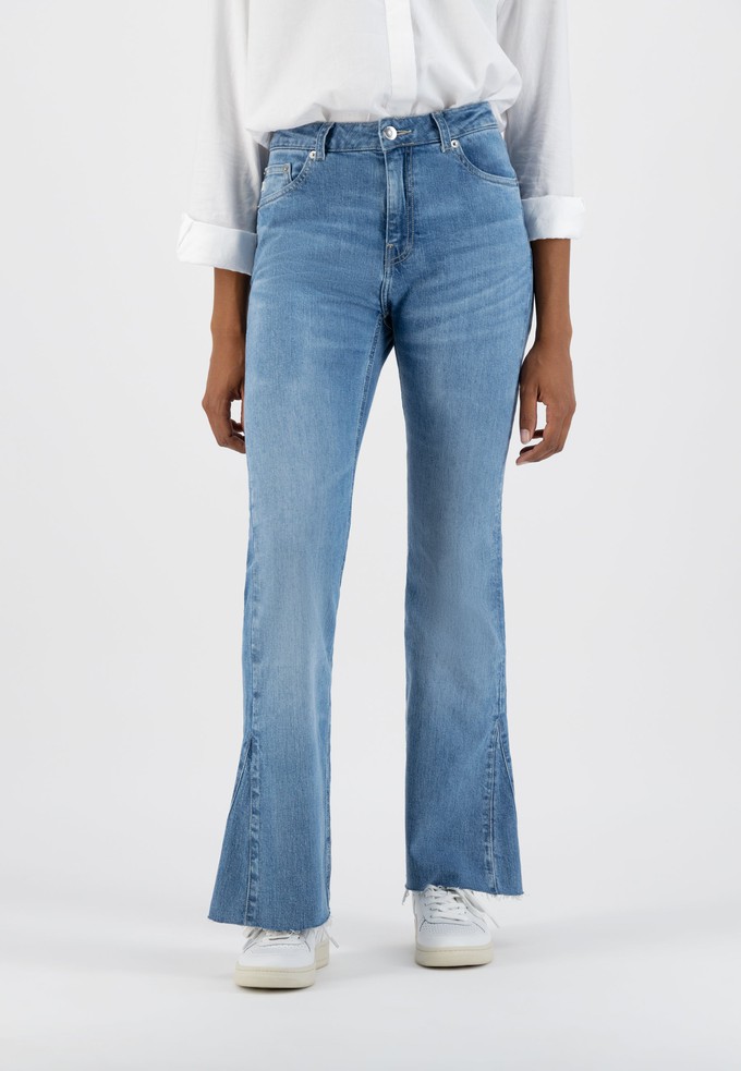 Flared Rachel - Old Stone from Mud Jeans