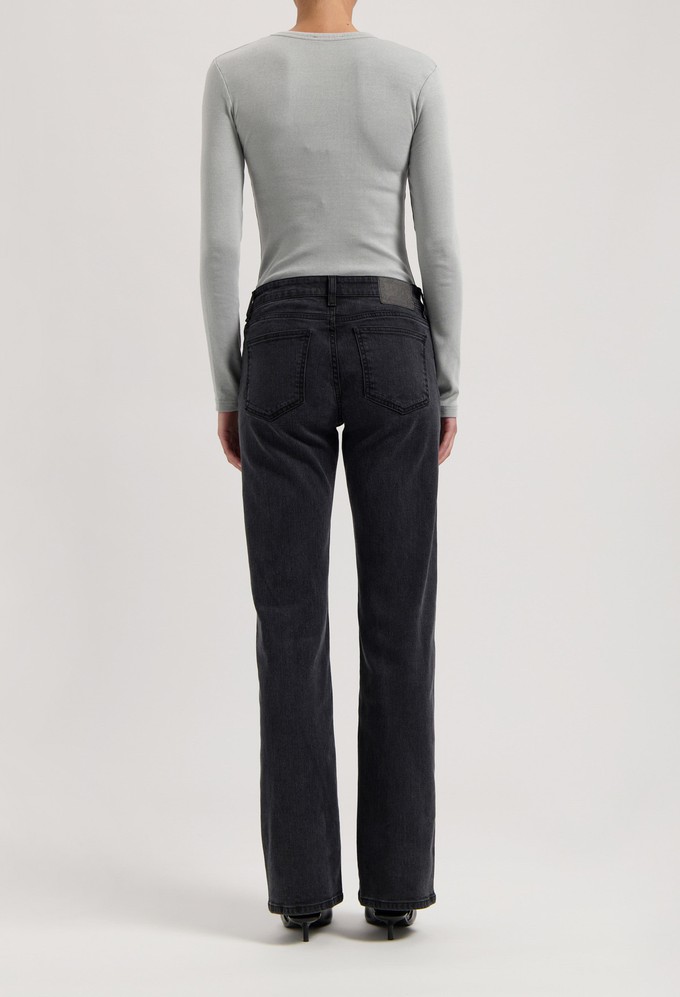 Carry Mid Straight - Black Vintage from Mud Jeans