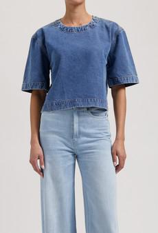 Tess Top - Stone Vintage via Mud Jeans