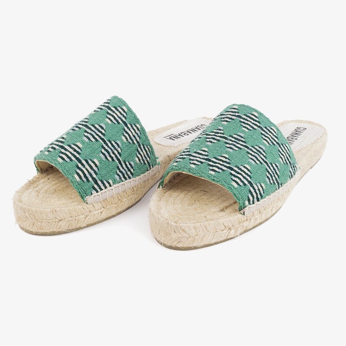 WOVEN SLIP ON aqua from Mymarini