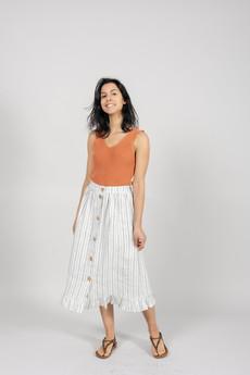 Safira Linen Skirt van Näz