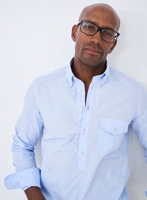 Regenerative Cotton Sky Modern Button-down Popover Shirt from Neem London
