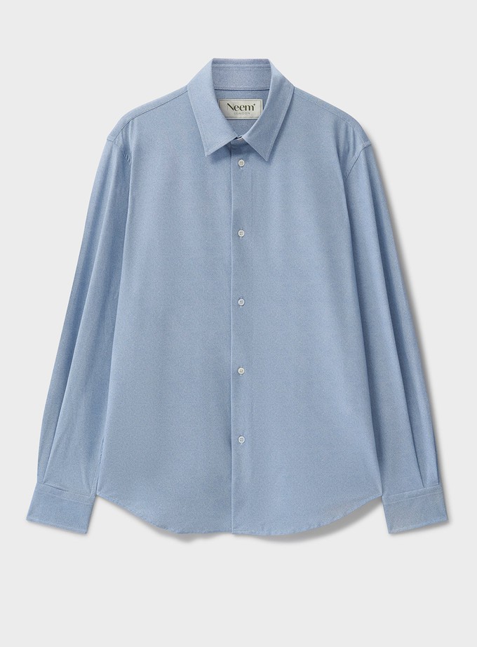 Comfort Sky Twill Louche Oversized Shirt from Neem London