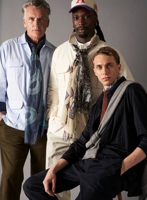 Recycled Italian Sky Fil-a-Fil Overshirt from Neem London