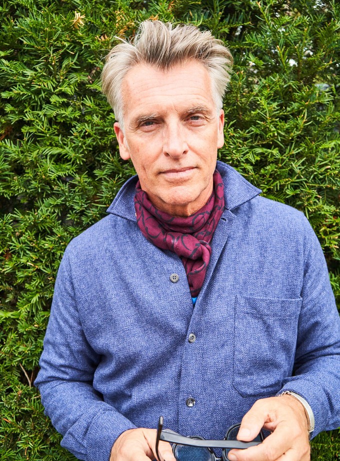 Italian Tencel Biodegradable Burgundy Border Scarf from Neem London