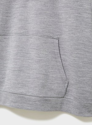 ZQ Merino Fleece Backed Silver Modern Hoodie from Neem London