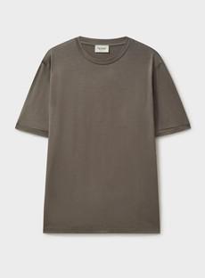 ZQ Merino Wool Jersey Oatmeal T-Shirt via Neem London