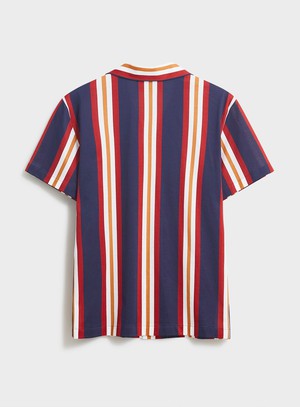 Recycled Boating Stripe Short Sleeve Shirt from Neem London