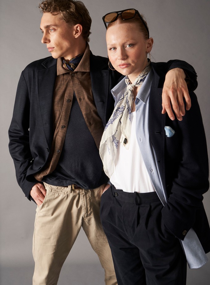 Comfort Sky Twill Louche Oversized Shirt from Neem London