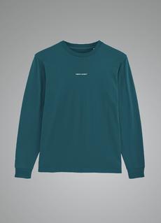 New wave Surfcamp Longsleeve Petrol via New Habit