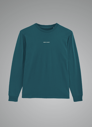 New wave Surfcamp Longsleeve Petrol from New Habit