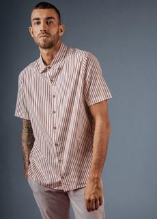 Ruby Stripe Half-Sleeve Shirt van No Nasties