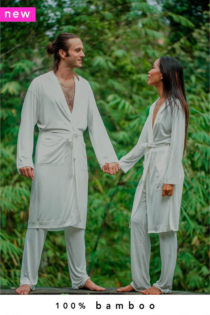 Men's 100% Bamboo Luxe Kimono & Lounge Pants (15% OFF) from Nooboo