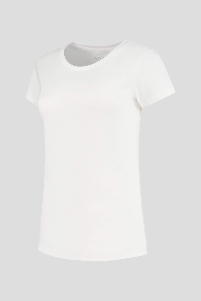 3302 BL - Luxe Bamboo Crew Neck T-Shirt Women - 185 g from Nooboo