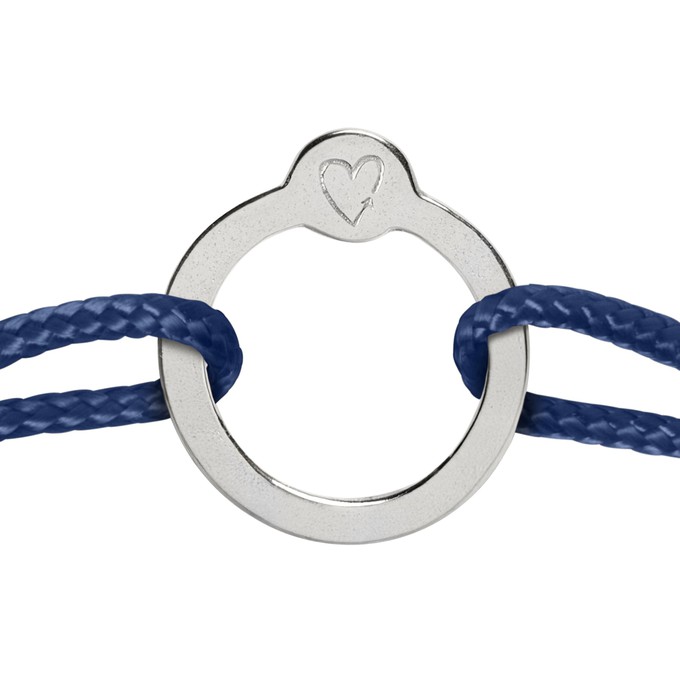 Recycled with Love - zilver - navy from Nowa
