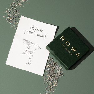 Recycled With Love oorbellen zilver from Nowa