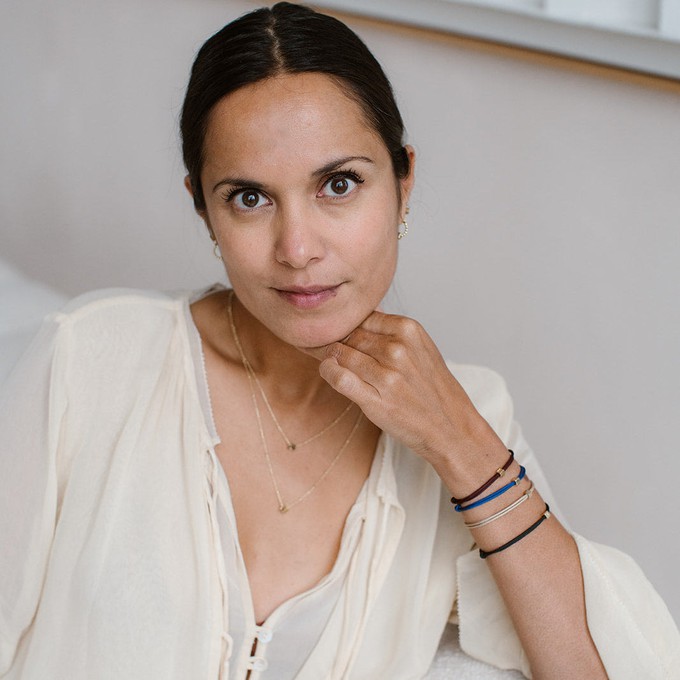 Solid as a Block - 14KT goud - navy from Nowa