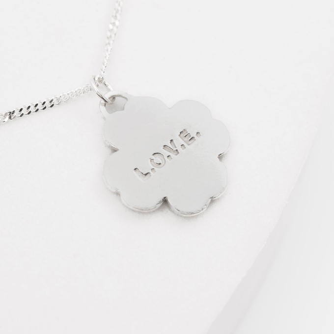 L.O.V.E. You ketting zilver from Nowa
