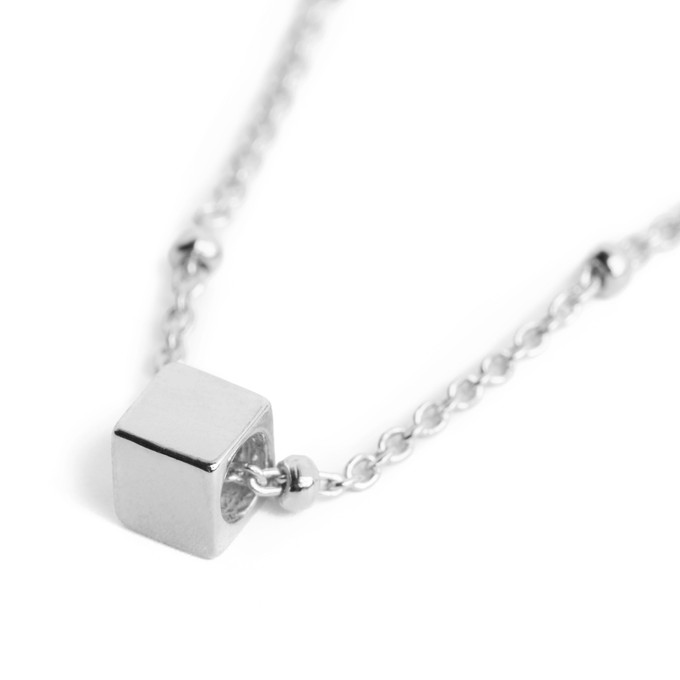 Solid as a Block ketting zilver from Nowa