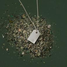 Etiquette ketting zilver van Nowa