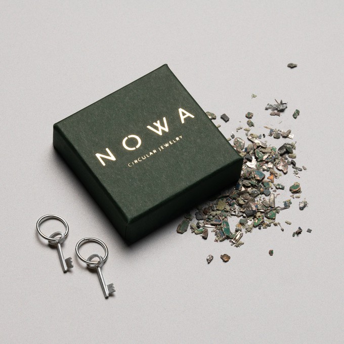 Key to your Heart oorbellen zilver from Nowa